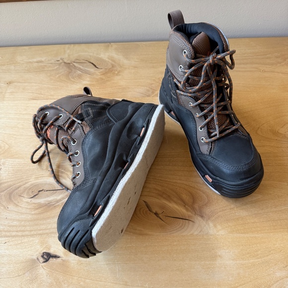 KORKERS BUCKSKIN WADING BOOT FLY FISHING FELT BOTTOM LACE UP DURABLE ANGLER 7 - Picture 9 of 12